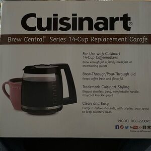 Cuisinart Black and Silver Coffee Carafe